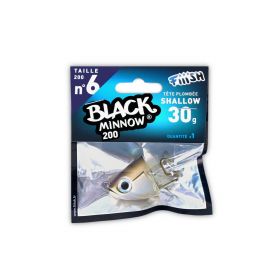 Black Minnow 200 - 1 Shallow jig head - 30g - Kaki